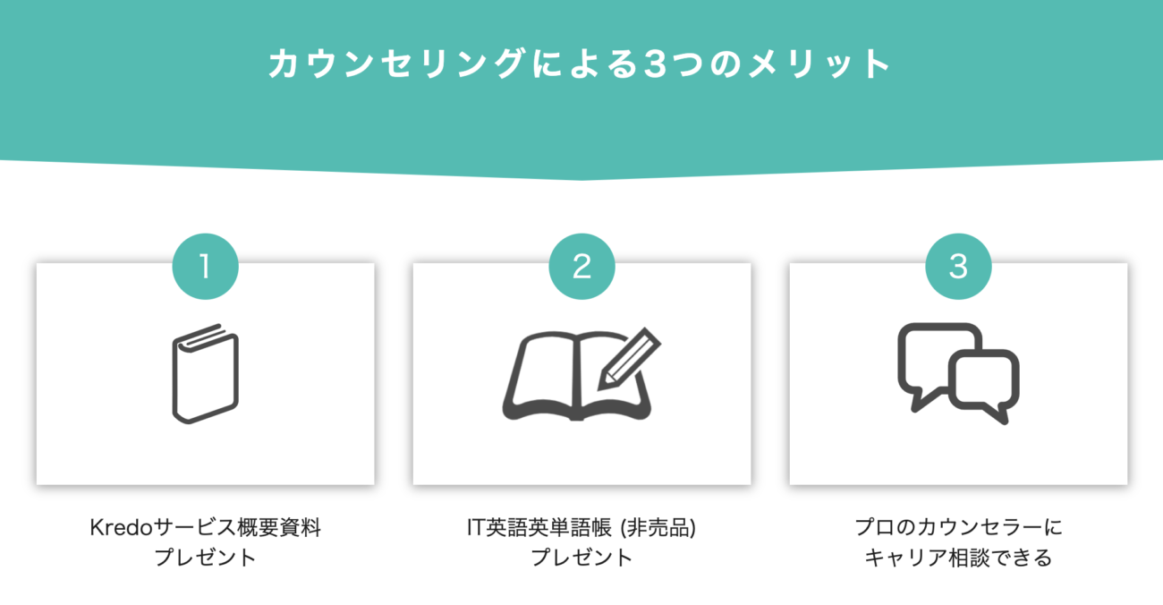 カウンセリングによる3つのメリット